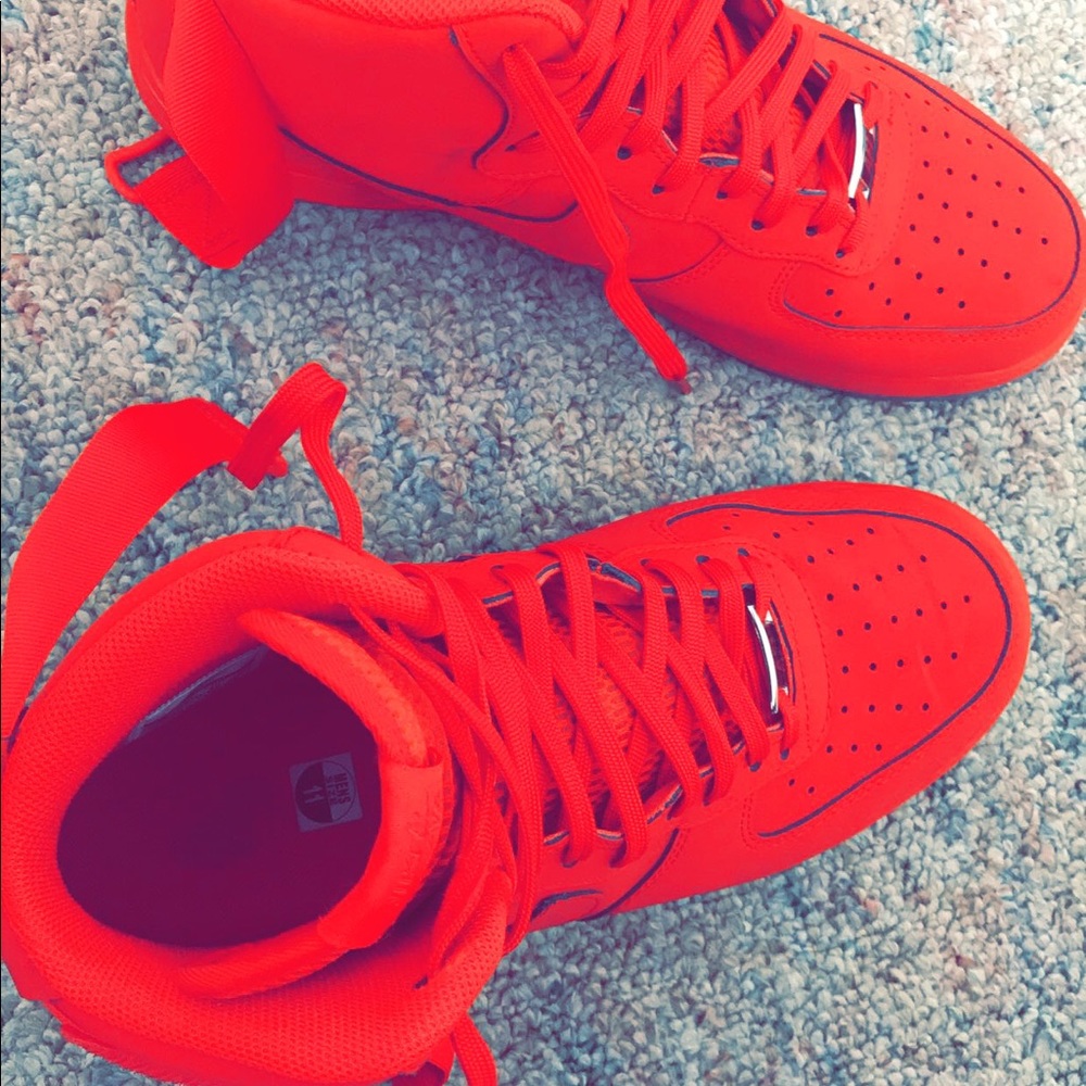 Nike Air Force 1 Hi" University Red